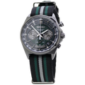Seiko Chronograph Green Dial Nylon Band Men's Watch SSB411