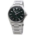 Seiko Quartz Green Dial Stainless Steel Men's Watch SUR503