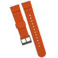 22MM Sport Silicone Quick Release Watch Strap / Orange