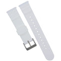 22MM Sport Silicone Quick Release Watch Strap / White