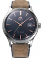 Orient Bambino V4 Blue Dial Leather Band Men's Watch RA-AC0P02L10B