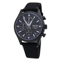 Seiko Chronograph Black Dial Nylon Strap Men's Watch SSB421P1