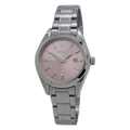 Seiko Ladies Quartz Pink Dial Stainless Steel Dress Watch SUR529
