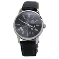 Orient Sun and Moon Automatic Black Dial Leather Band Men's Watch RA-AK0010B10B