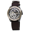 Orient Retro Automatic Brown Dial Brown Leather Strap Men's Sport Watch