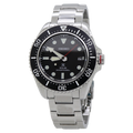 Seiko Prospex Men's Diver's Solar Black Dial Stainless Steel Watch SNE589
