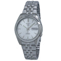 Seiko 5 Silver Dial Stainless Steel Men's Watch SNK355