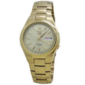 Seiko 5 Gold-Tone Stainless Steel Men's Watch SNK610 - pass the watch