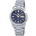 Seiko 5 Automatic SNKK11J1 Blue Dial Stainless Steel Men's Watch - pass the watch