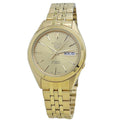 Seiko 5 Gold-Tone Stainless Steel Men's Watch SNKL28 - pass the watch