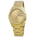 Seiko 5 Gold-Tone Stainless Steel Men's Watch SNKL48 - pass the watch