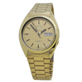 Seiko 5 Gold-Tone Stainless Steel Men's Watch SNXL72 - pass the watch
