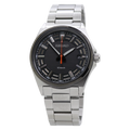 Seiko Quartz Black Dial Stainless Steel Men's Watch SUR507