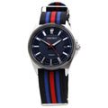 Seiko Quartz Blue Dial Nylon Strap Men's Watch SUR509