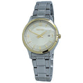Seiko Quartz Champagne Dial Stainless Steel Men's Watch SXDH04 - pass the watch