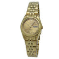 Seiko 5 Automatic 21 Jewels Gold-Tone Stainless Steel Ladies Watch SYMA38 - pass the watch