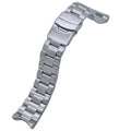 22MM 316L Oyster Solid Stainless Steel Watch Band Made to fit Seiko 5 Sports SRPD Collection
