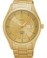 Seiko 5 Automatic 21 Jewels Gold Tone Men's Watch SNKN96J1 - pass the watch